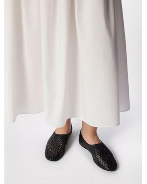 Whistles Lasercut Ballet Pumps - White