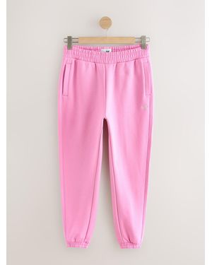 Self Bright Cuffed Sweatpants - Pink