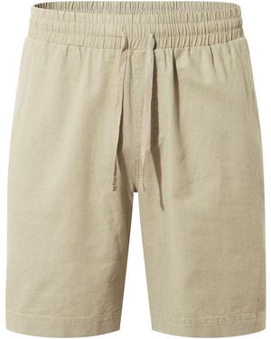 TOG24 Sedona Linen Blend Shorts - Natural