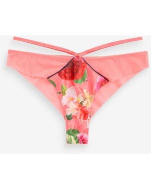 Ted Baker Strap Brazillian Briefs - Pink