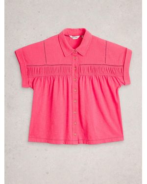 White Stuff Double Cloth Shirt - Pink