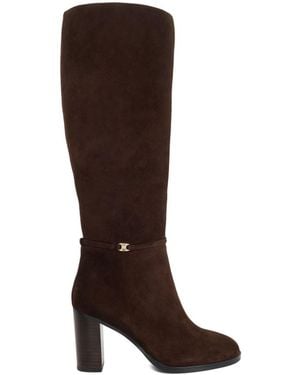 Dune Wf Starlling Knee High Boots - Brown
