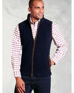 Brook Taverner Fleece Gilet - Blue