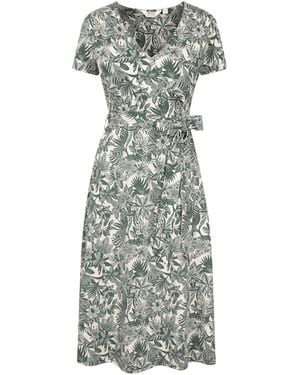 Mountain Warehouse Santorini Midi Wrap Dress - Gray