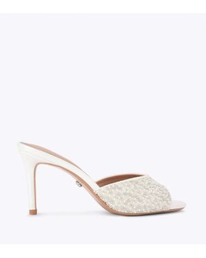 Carvela Kurt Geiger Silvia Mule Sandals - White