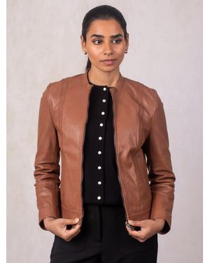 Lakeland Leather Tan Annaside Jacket - Natural