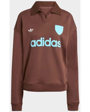 adidas Knit Full Length Jumper - Brown