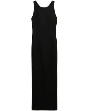 Superdry Cut Out Back Maxi Dress - Black