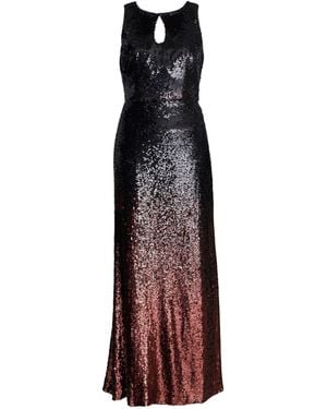 Gina Bacconi Tallulah Ombre Sequin Maxi Dress - Purple