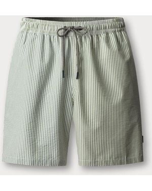 Hackett Seersucker Swim Shorts - Green