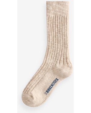 Birkenstock Cotton Slub Socks - White