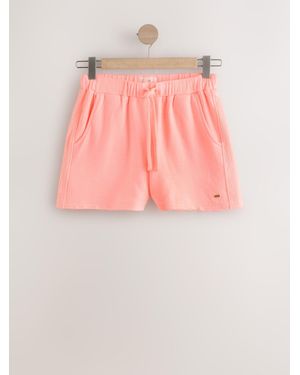 Next Textured Waffle Shorts - Pink