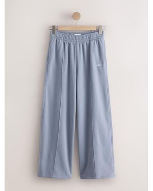 Self Wide Leg Sweatpants - Blue