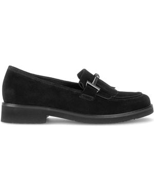 Gabor Leader Slip-On Loafers - Black