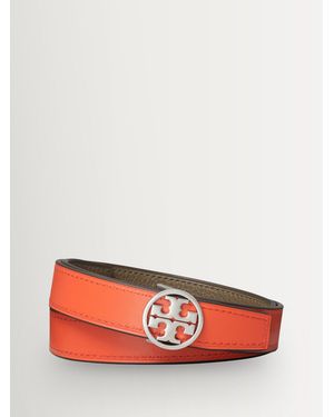 Tory Burch 1" Miller Reversible Belt - Red
