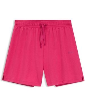 BOSS Logo Jersey Casual Shorts - Pink