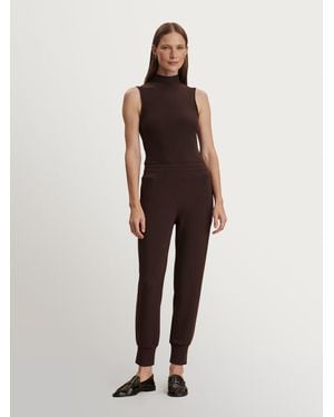 Varley Coffee Bean 27.5" The Slim Cuff Joggers - Brown