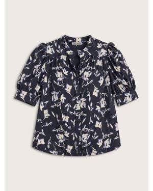 Baukjen Ann Short Sleeve Blouse - Blue