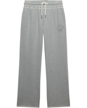 Superdry Athletic Print Flare Sweatpants - Gray