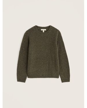 Seasalt Cornwall Dark Dawson Pick Wool Blend Jumper - Green