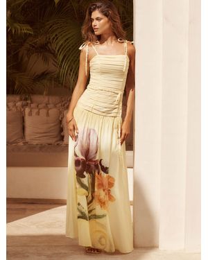 knee length dresses for ladies Petal & Pup Women's Naira Pleated Maxi Dress main image 0