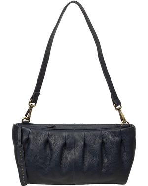 Pure Luxuries Marcelline Leather Evening And Clutch Bag - Black