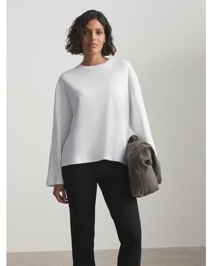 Next Long Sleeve Crew Neck Top - Grey