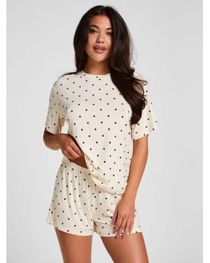 Hunkemöller 100% Cotton Pyjamas Set - White
