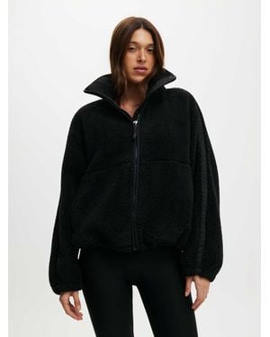 Cotton On Trail Sherpa Jacket - Black