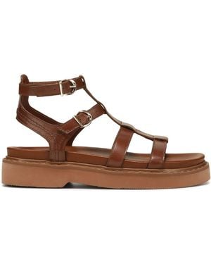 Naturalizer Lexie Regular Fit Strappy Sandals - Brown