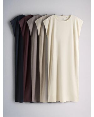 The Set 5 Pack Lightweight T-Shirt Dresses/Berry//Cream - Black