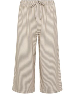M Com Petite Wide Leg Culottes - White