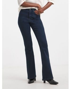 JD Williams Highwaist Supersoft Denim Bootcut Jeans - Blue