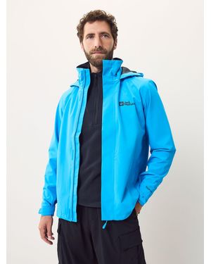 Jack Wolfskin Trailtime Waterproof Jacket - Blue