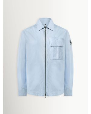 Belstaff Cargo-Hemdjacke Mit Reißverschluss - Blau