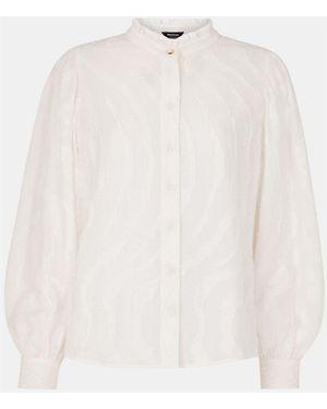 Whistles Animal Textured Shirt - White