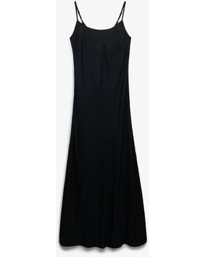 Superdry Bias Cut Maxi Slip Dress - Black