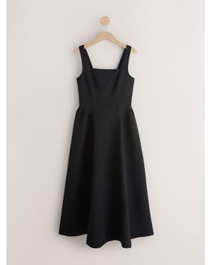 Next Occasion Cinched Waist Maxi Dress - Black