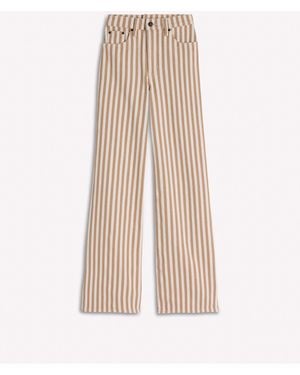 Boden High Rise Wide Leg Jeans - Natural