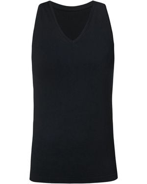 Sweaty Betty Athlete V-Neck Seamless Workout Tank Top - Black