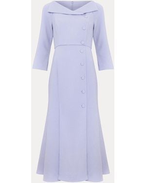 Phase Eight Petite Sienna Tux Dress - Purple