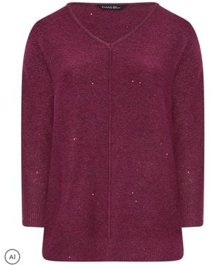 Evans Sparkly Sweater - Purple