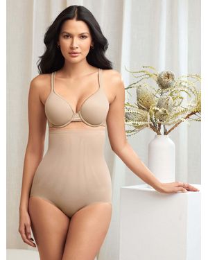 Miraclesuit Modern Miracle High-Waist Firm Control Shaping Briefs - Natural