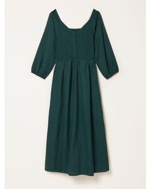 FatFace Fatface Adele Petite Midi Dress - Green