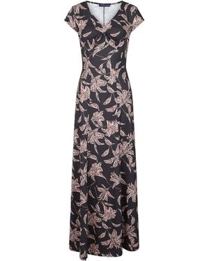 Hot Squash Cap Sleeve Jersey Maxi Dress - White
