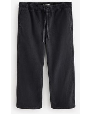 JD Williams Wide Leg Jogger Jeans - Black