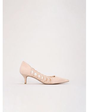 Phase Eight Phase Eight Suede Court Shoes - Natural