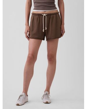 Gap 3.5 Inch Vintagesoft French Terry Relaxed Sweat Shorts - Braun