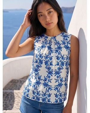 Roman Petite Shell Top - Blue