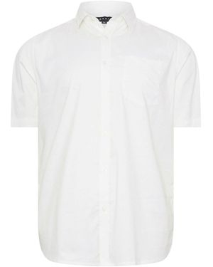 BadRhino Big & Tall Stretch Short Sleeve Shirt - White